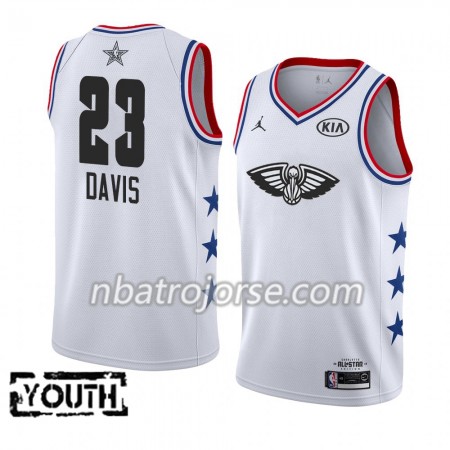 Barn New Orleans Pelicans Tröja Anthony Davis 23 2019 All-Star Jordan Brand Vit Swingman Barn New Orleans Pelicans Tröja Anthony Davis 23 2019 All-Star Jordan Brand Vit Swingman
